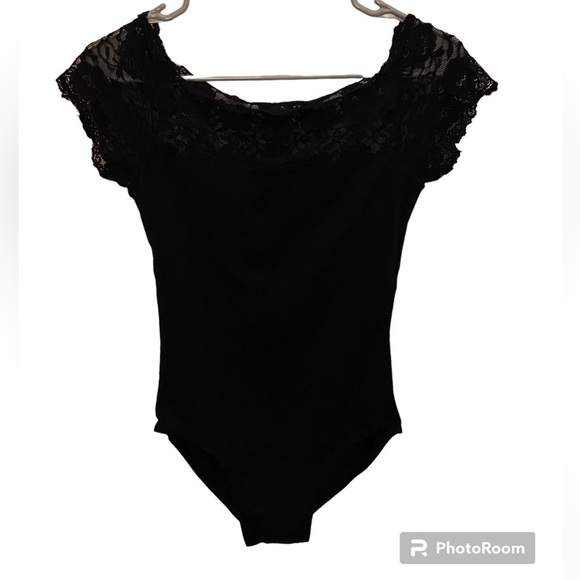 Gaynor Minden leotard, great pre-owned condition, shelf bra, no flaws, size S - Picture 5 of 10